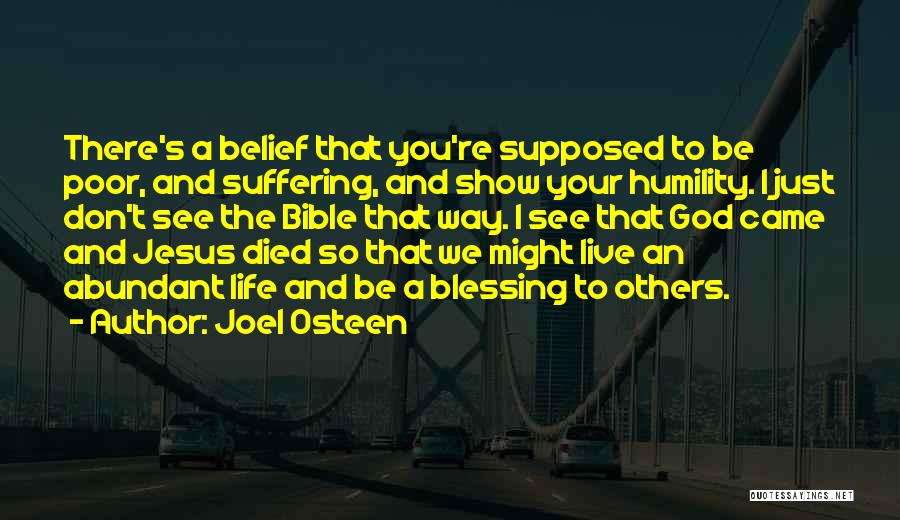 Suffering In The Bible Quotes By Joel Osteen