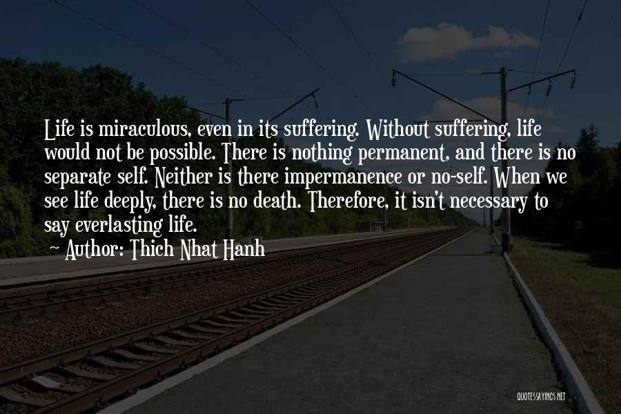 Suffering Is Necessary Quotes By Thich Nhat Hanh