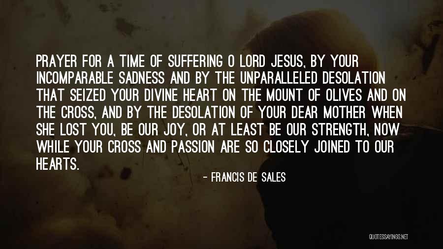 Suffering Jesus Quotes By Francis De Sales Suffering Jesus Quotes By Francis De Sales