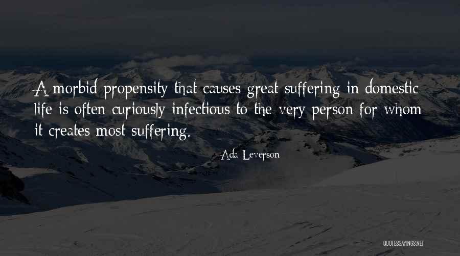 Suffering Quotes By Ada Leverson