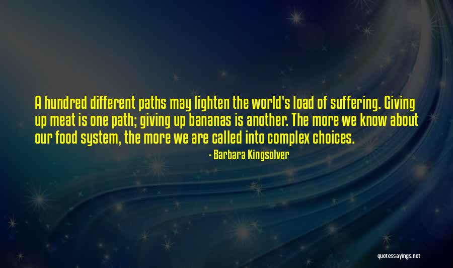 Suffering Quotes By Barbara Kingsolver