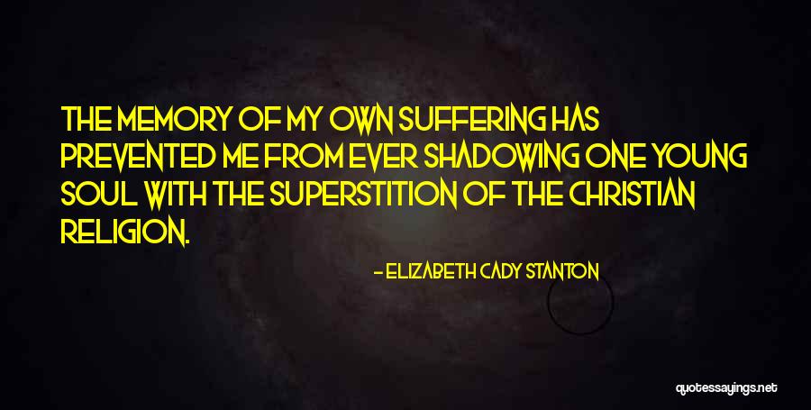 Suffering Quotes By Elizabeth Cady Stanton