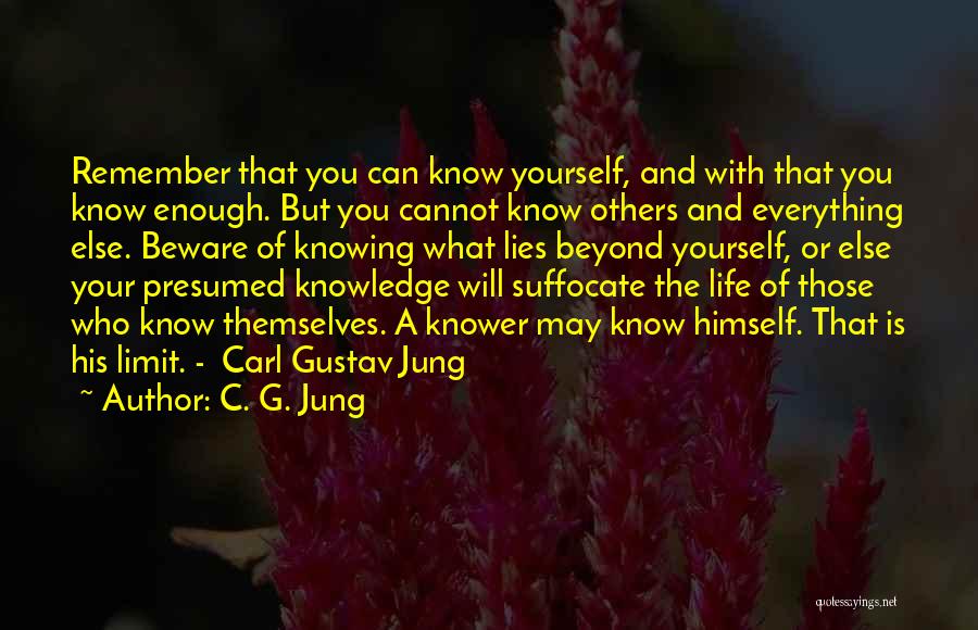 Suffocate Quotes By C. G. Jung