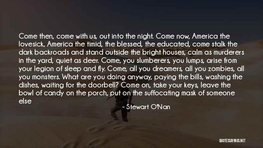 Suffocating Quotes By Stewart O'Nan