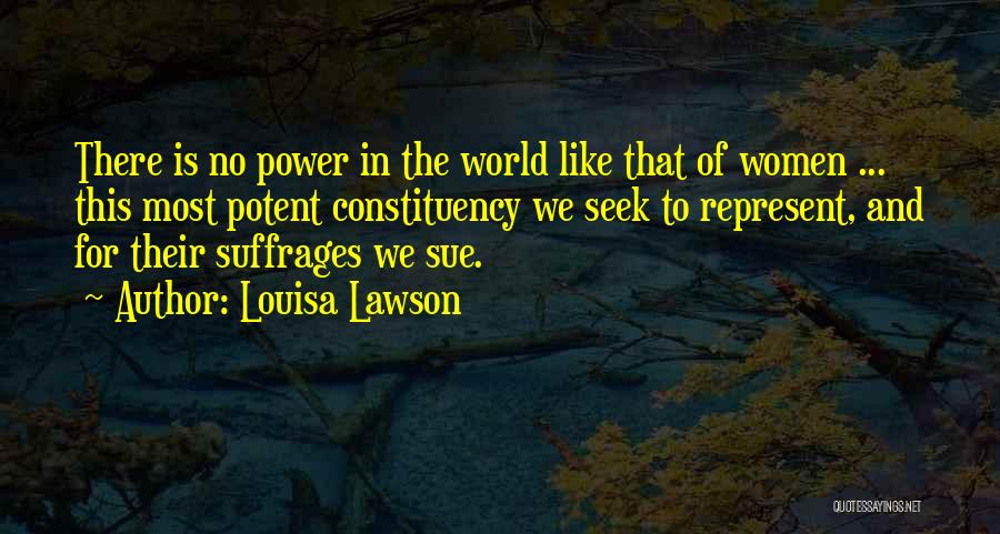 Suffrage Quotes By Louisa Lawson