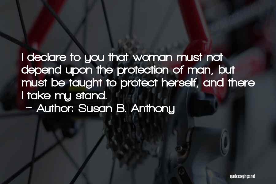 Suffrage Quotes By Susan B. Anthony