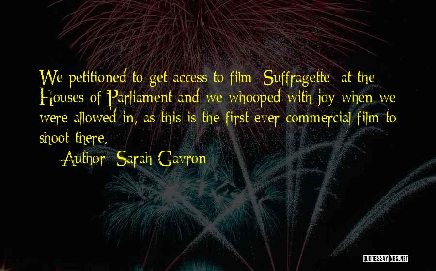 Suffragette Quotes By Sarah Gavron