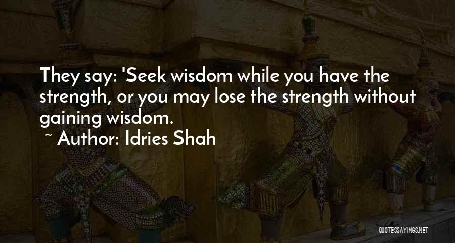 Sufi Quotes By Idries Shah