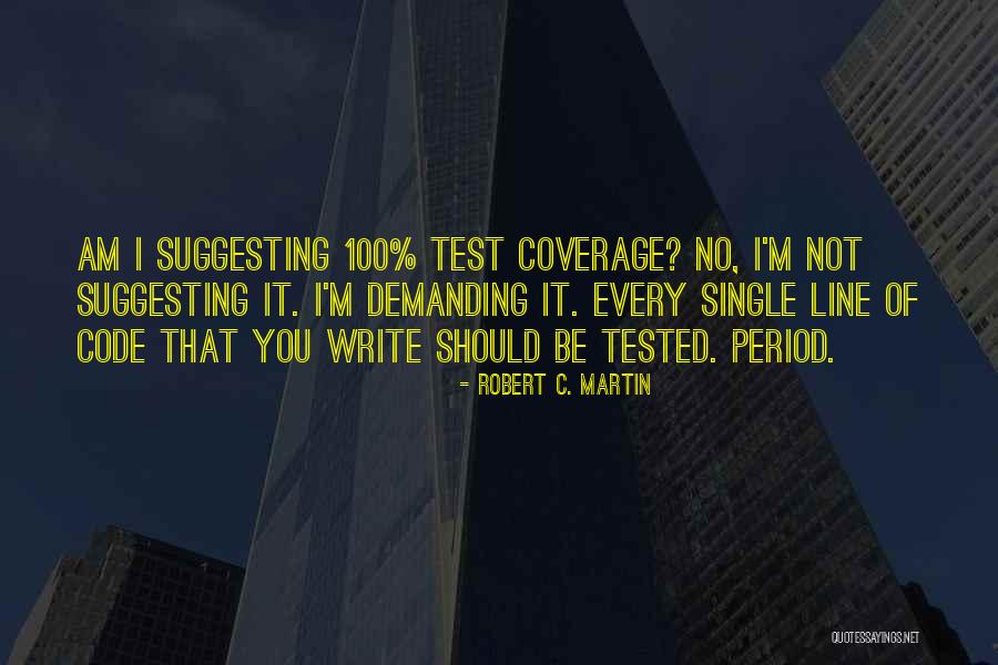 Suggesting Quotes By Robert C. Martin Suggesting Quotes By Robert C. Martin