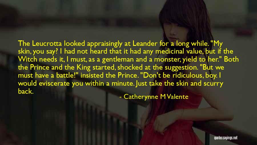 Suggestion Boy Quotes By Catherynne M Valente