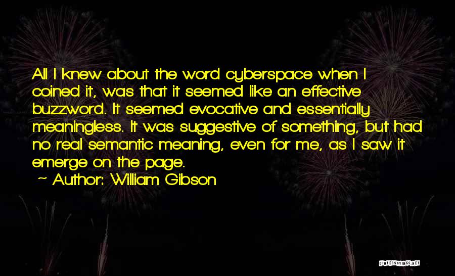 Suggestive Quotes By William Gibson