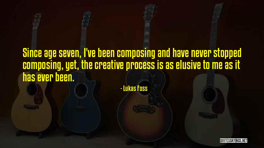 Suhasini Swamy Quotes By Lukas Foss Suhasini Swamy Quotes By Lukas Foss