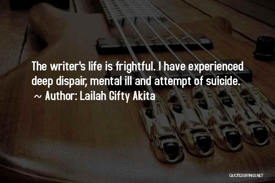 Suicide And Depression Quotes By Lailah Gifty Akita