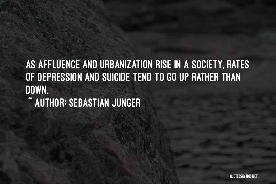 Suicide And Depression Quotes By Sebastian Junger
