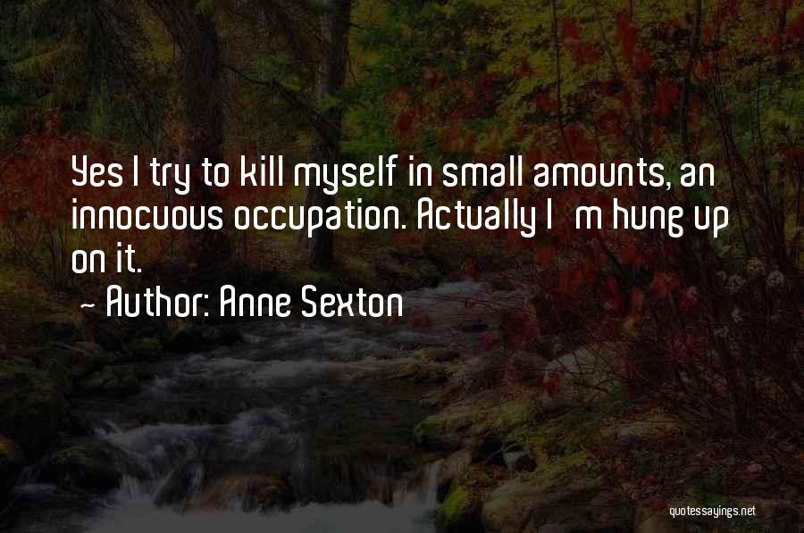 Suicide And Self Harm Quotes By Anne Sexton