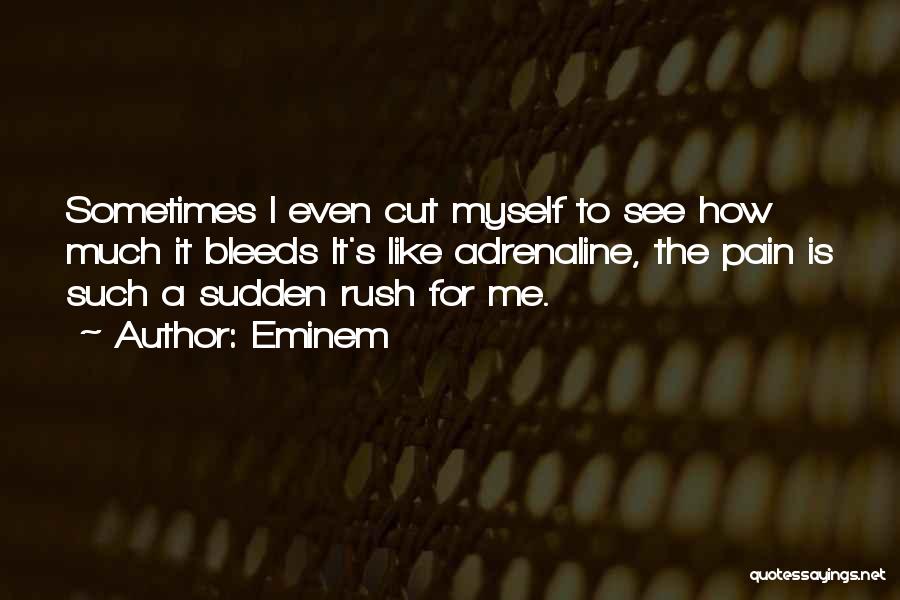 Suicide And Self Harm Quotes By Eminem