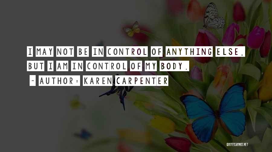 Suicide And Self Harm Quotes By Karen Carpenter