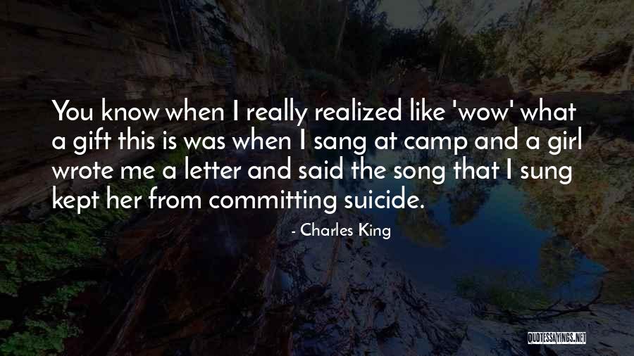 Suicide Girl Quotes By Charles King Suicide Girl Quotes By Charles King