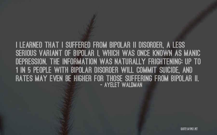 Suicide Rates Quotes By Ayelet Waldman Suicide Rates Quotes By Ayelet Waldman