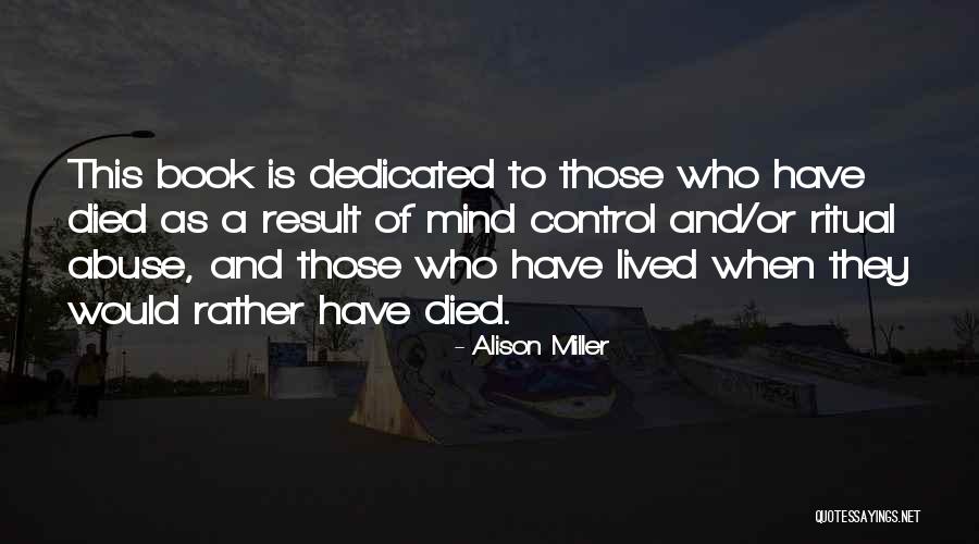 Suicide Therapy Quotes By Alison Miller Suicide Therapy Quotes By Alison Miller