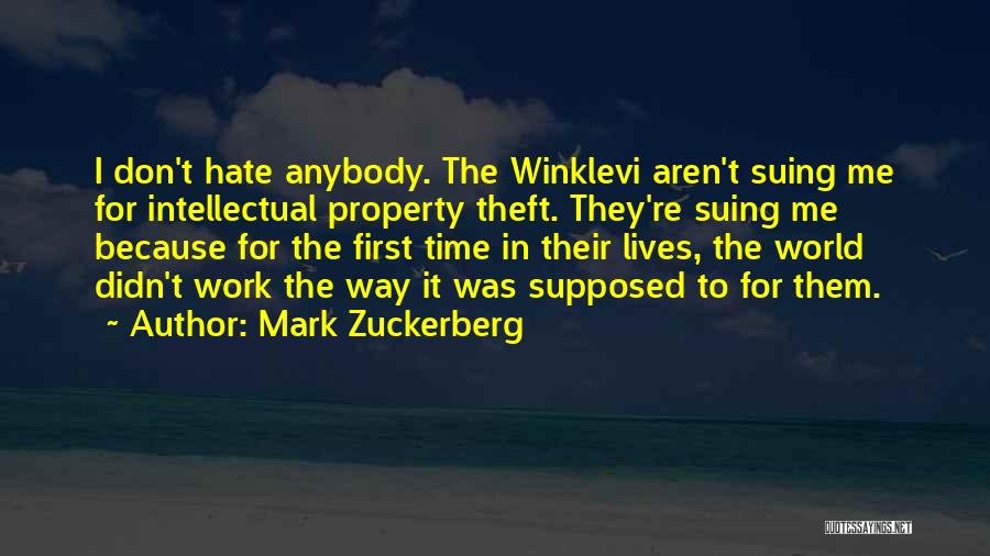 Suing Quotes By Mark Zuckerberg