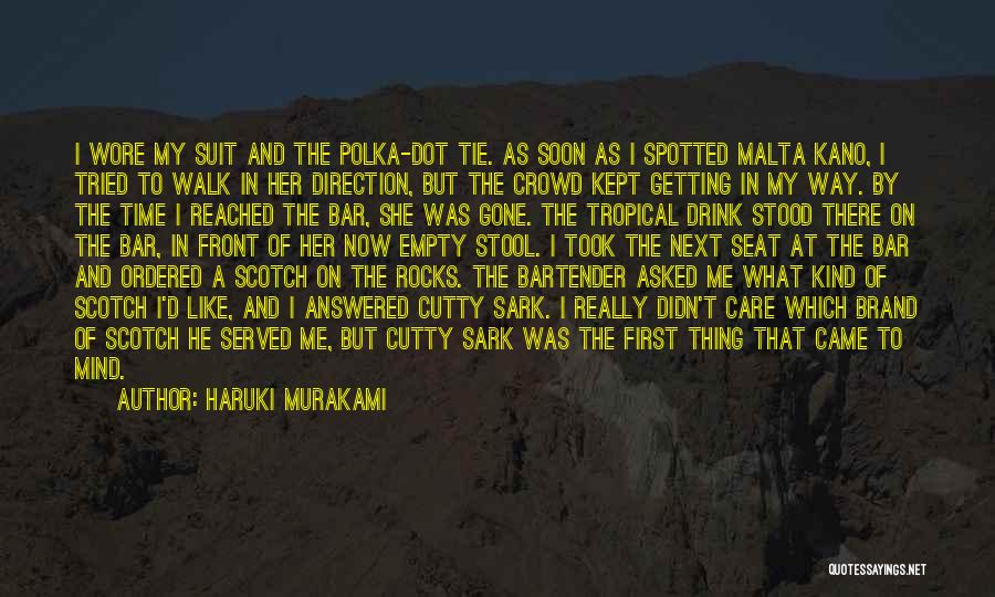 Suit And Tie Quotes By Haruki Murakami