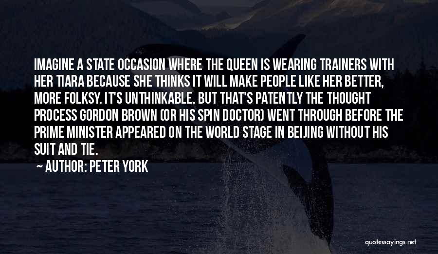 Suit And Tie Quotes By Peter York