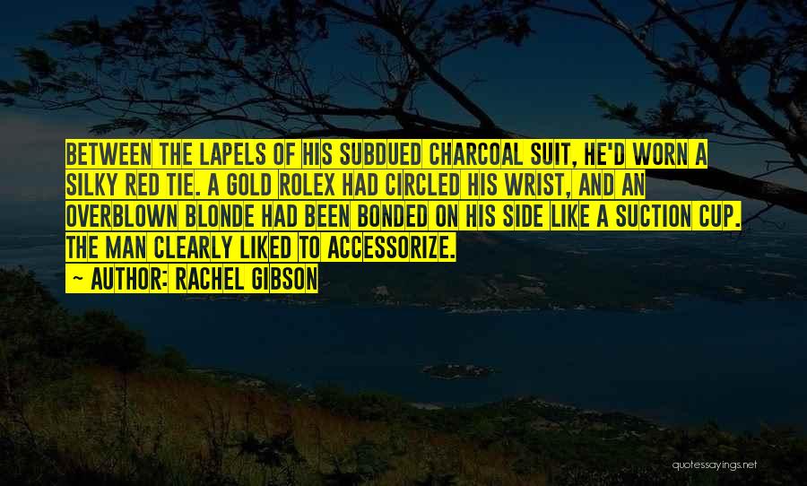 Suit And Tie Quotes By Rachel Gibson