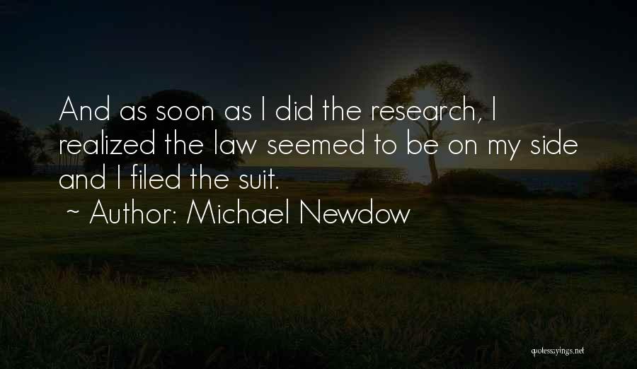 Suit On Quotes By Michael Newdow