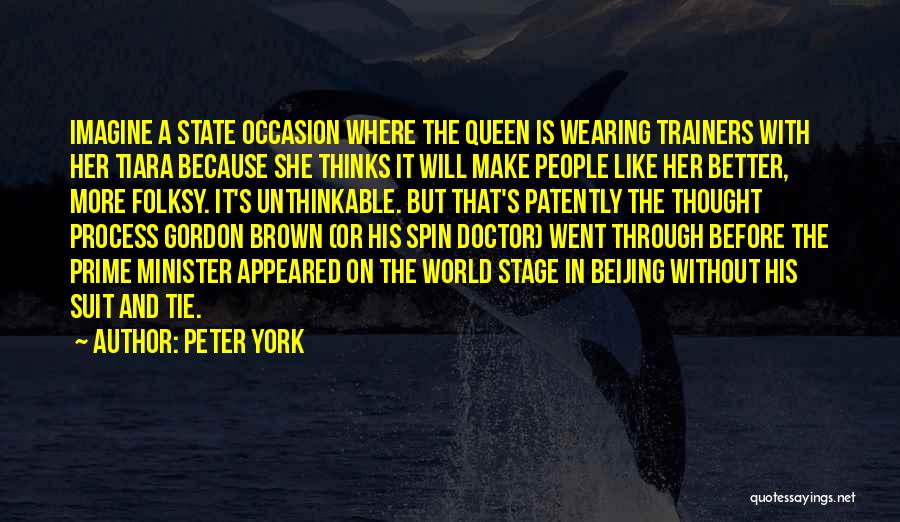 Suit & Tie Quotes By Peter York