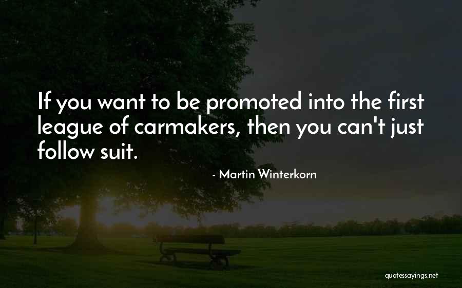 Suit To Quotes By Martin Winterkorn Suit To Quotes By Martin Winterkorn