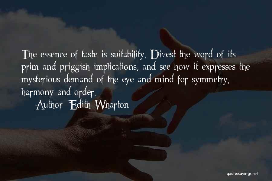 Suitability Quotes By Edith Wharton