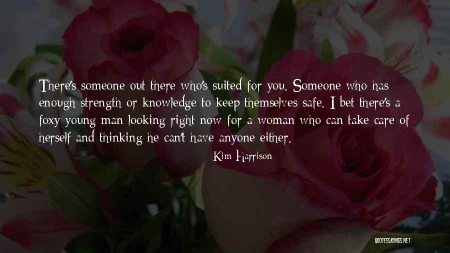 Suited Up Man Quotes By Kim Harrison