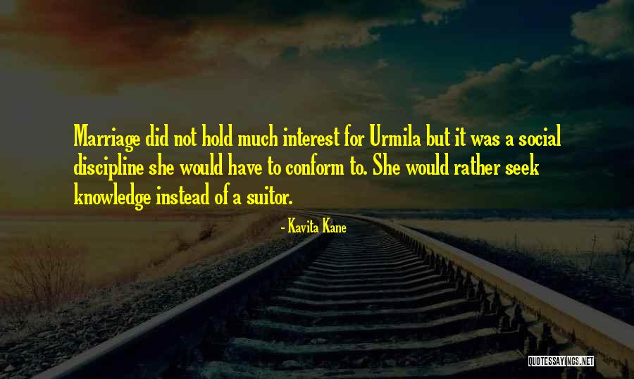 Suitor Quotes By Kavita Kane