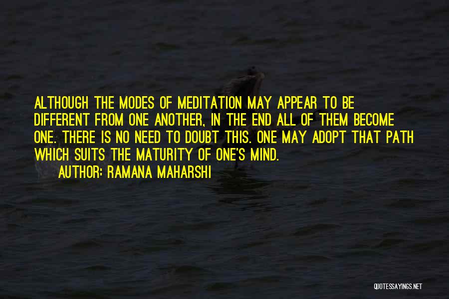 Suits All In Quotes By Ramana Maharshi