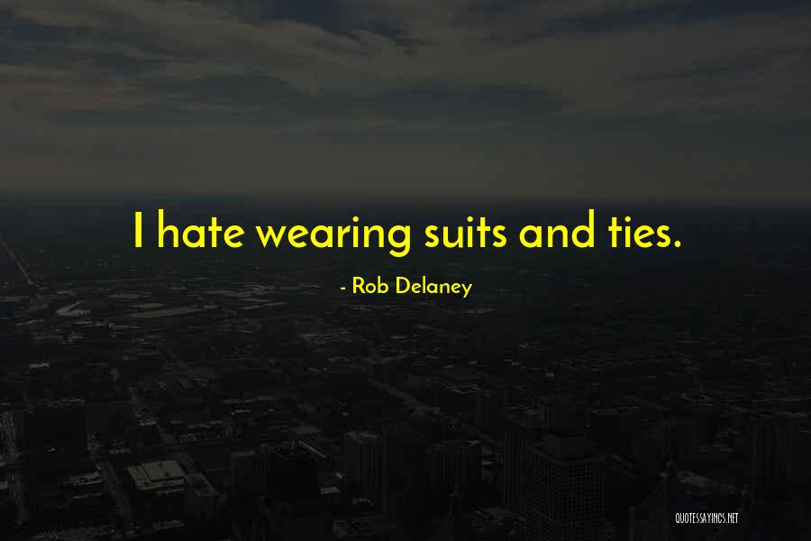 Suits And Ties Quotes By Rob Delaney