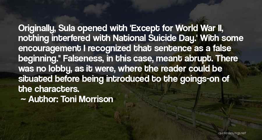 Sula Toni Morrison Quotes By Toni Morrison