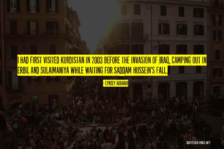 Sulaimaniya Quotes By Lynsey Addario Sulaimaniya Quotes By Lynsey Addario