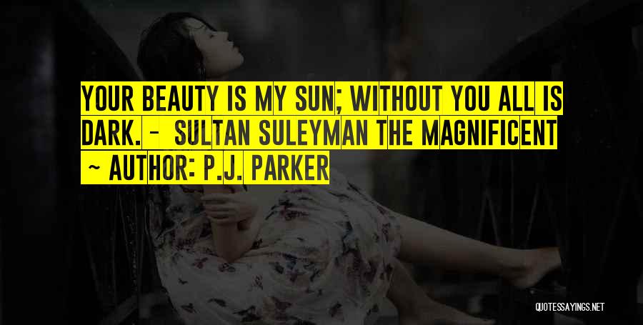 Suleyman Quotes By P.J. Parker