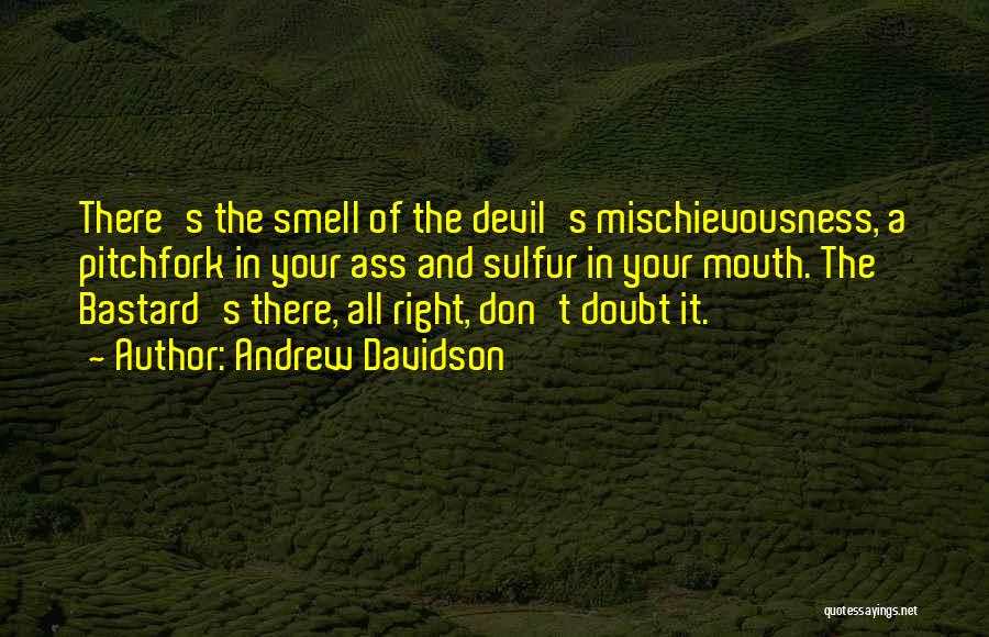 Sulfur Quotes By Andrew Davidson