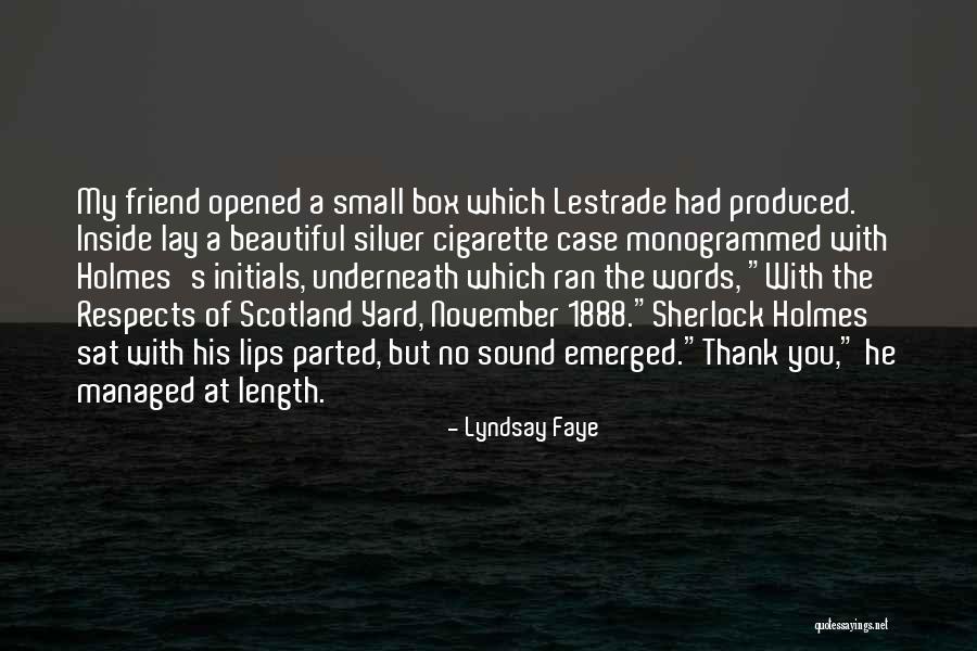 Sulitin Quotes By Lyndsay Faye Sulitin Quotes By Lyndsay Faye