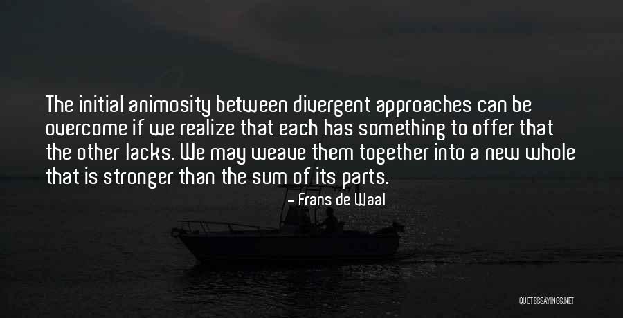 Sum Of The Parts Quotes By Frans De Waal Sum Of The Parts Quotes By Frans De Waal