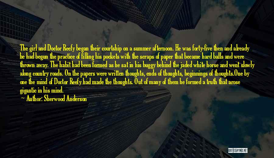 Summer Afternoon Quotes By Sherwood Anderson