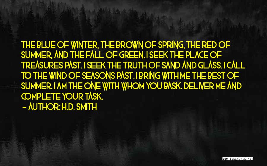 Summer And Fall Quotes By H.D. Smith