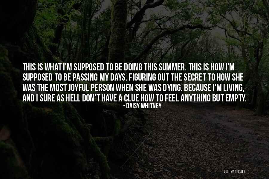 Summer And Family Quotes By Daisy Whitney