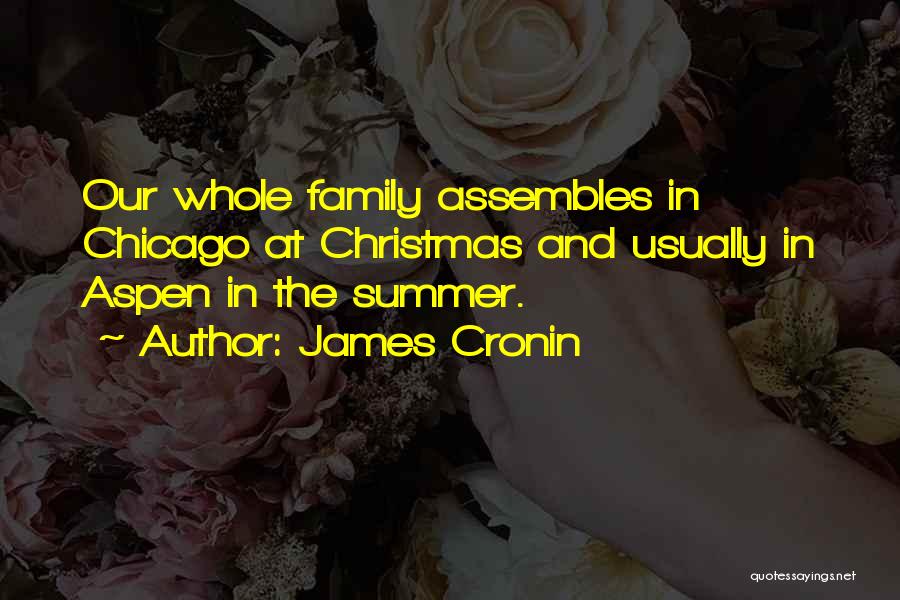 Summer And Family Quotes By James Cronin