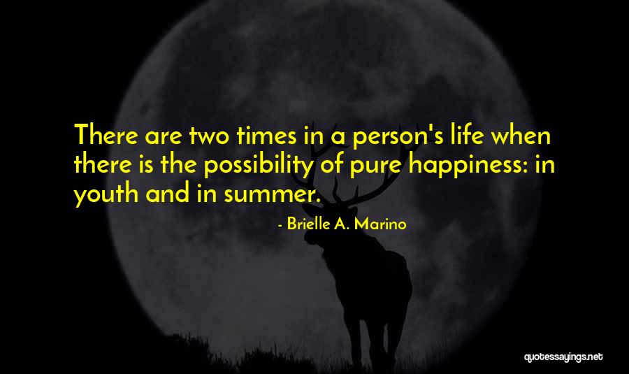 Summer And Happiness Quotes By Brielle A. Marino