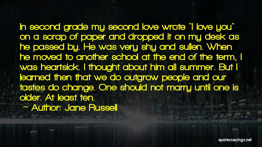 Summer And Love Quotes By Jane Russell