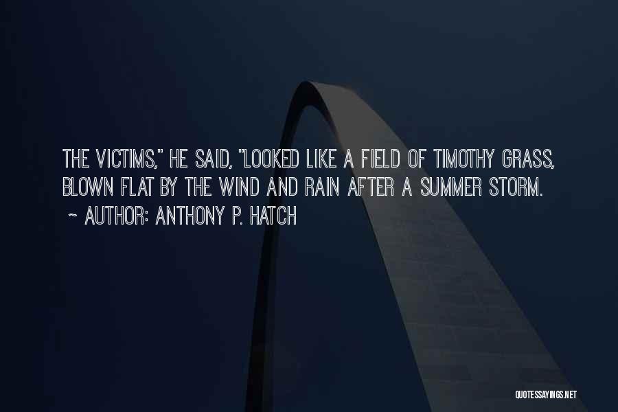 Summer And Rain Quotes By Anthony P. Hatch