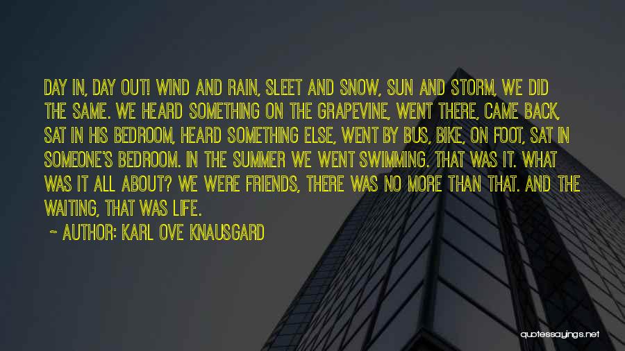 Summer And Rain Quotes By Karl Ove Knausgard